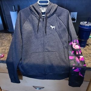 VS PINK Zip Up Sweater